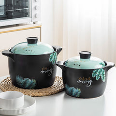 Casserole Stew Pot High Temp Resistant Soup Pot Ceramic Large Casserole