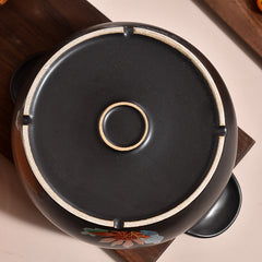 Ceramic Casserole Stew Pot With Cover Braisers Cooking Pot