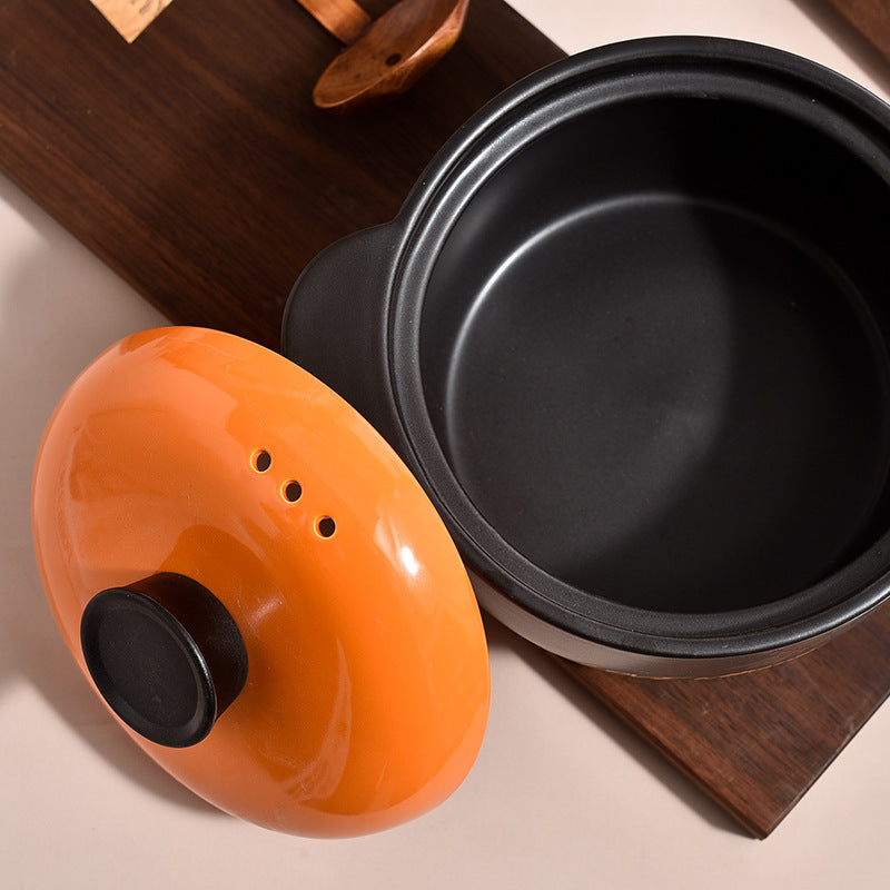 Ceramic Casserole Stew Pot With Cover Braisers Cooking Pot