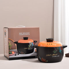 Ceramic Casserole Stew Pot With Cover Braisers Cooking Pot