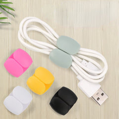 3pcs Silicone Cable Organizer Travel Collector