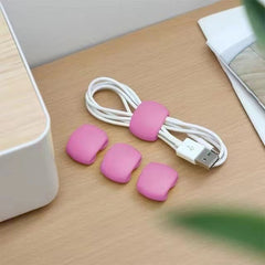 3pcs Silicone Cable Organizer Travel Collector