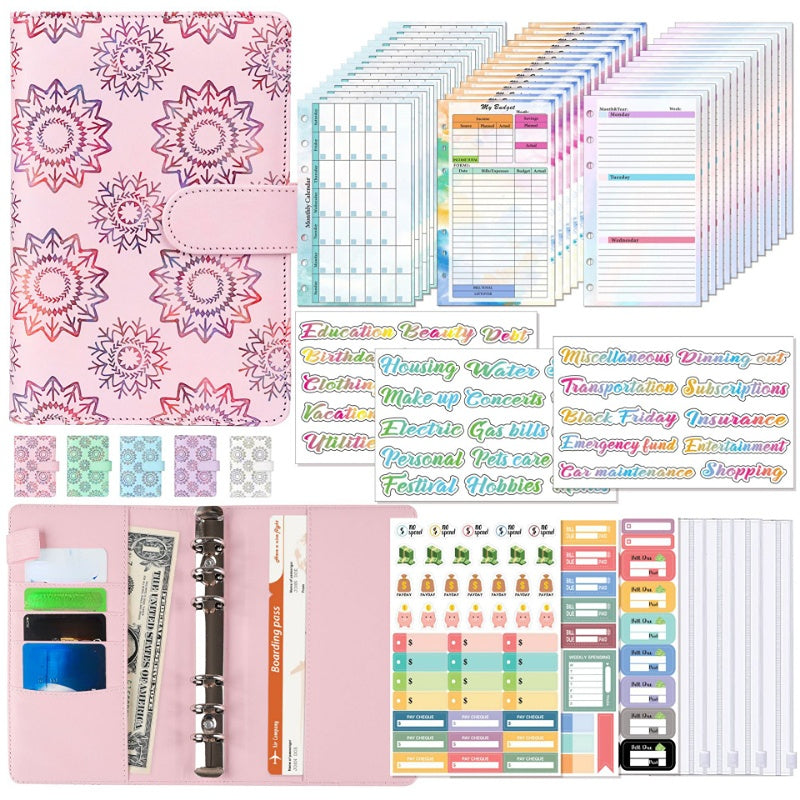 A6 Budget Planner Savings Notepad with Sticker
