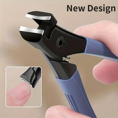 Nail Scissors Large Mouth Stainless Steel Anti splash Nail Trimmer Clipper