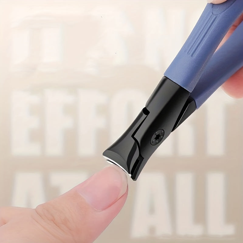 Nail Scissors Large Mouth Stainless Steel Anti splash Nail Trimmer Clipper