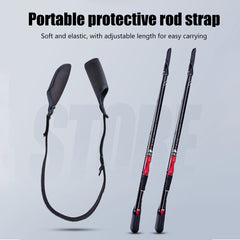 Adjustable Fishing Rod Holder Strap Protective Sleeve