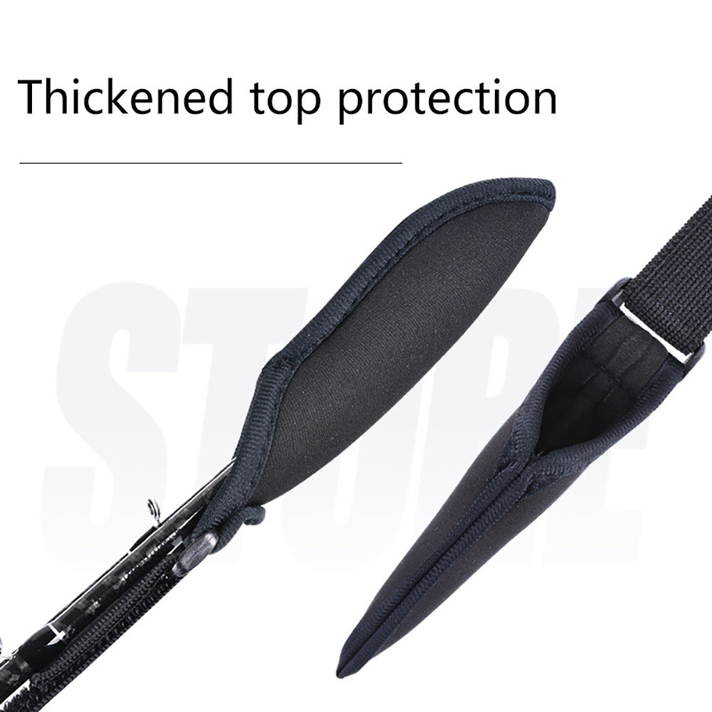 Adjustable Fishing Rod Holder Strap Protective Sleeve