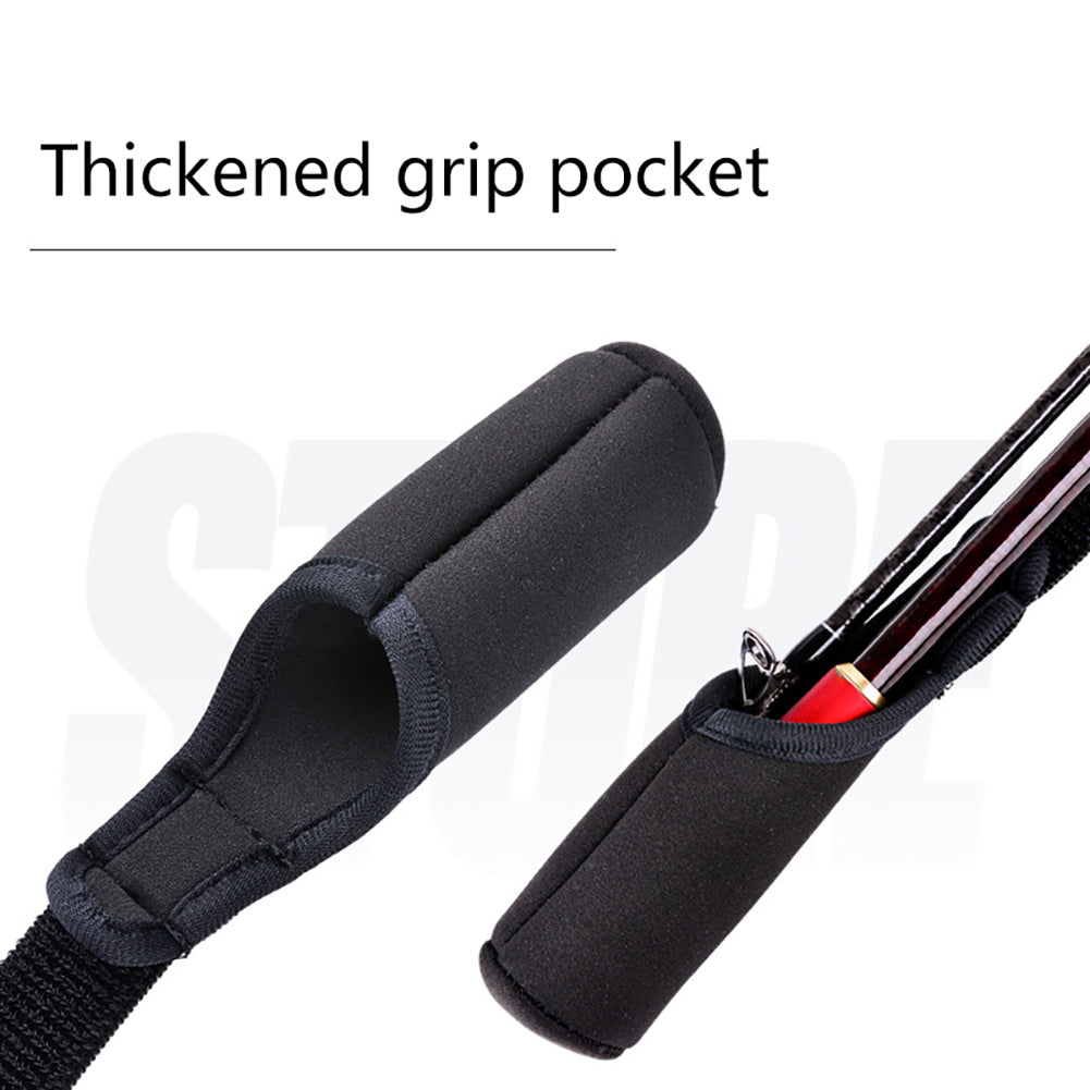 Adjustable Fishing Rod Holder Strap Protective Sleeve