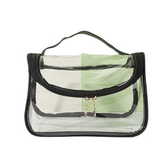 Transparent Waterproof Makeup Bag Clear PVC Cosmetic Bag Portable Toiletry Organ
