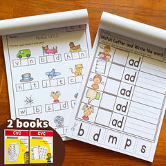 LACHILLY English CVC Words & Phonics Workbook for Kids