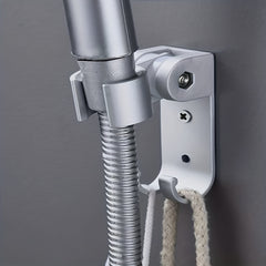 Adjustable Aluminum Shower Bracket Fixed Base Hanging Seat