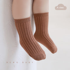 5 Pairs of Cozy Autumn Socks for Baby Boys & Girls