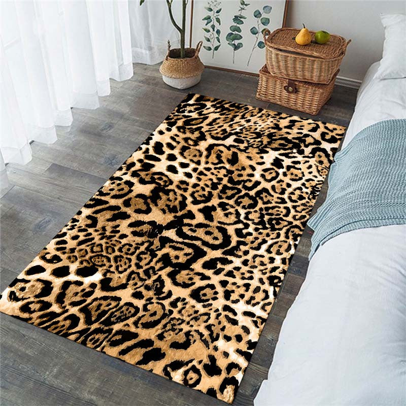 Leopard Print Rug Modern Rugs Home Decor For Teen Girls Animal Rug