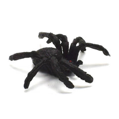 6pcs Scary Spiders Halloween Trick Toys Realistic Plastic Spiders