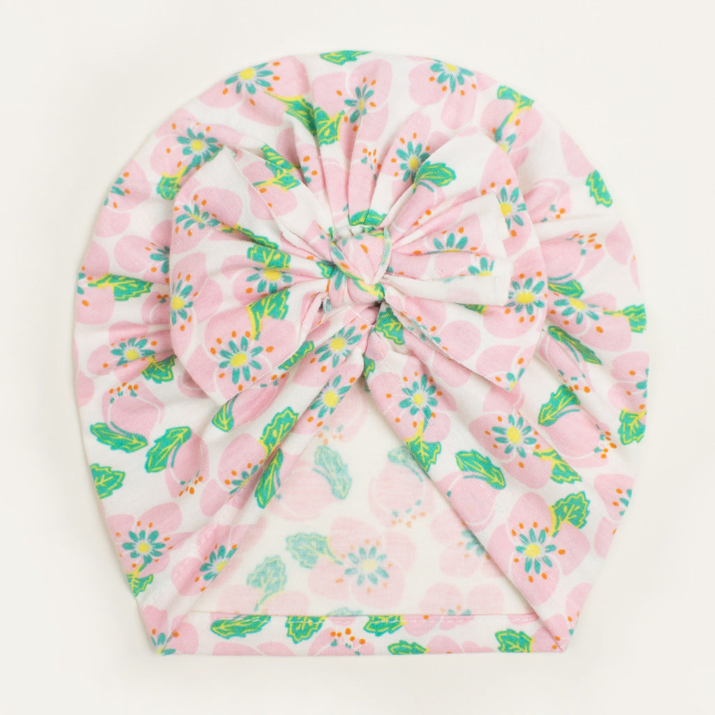Soft Warm Eopard Pattern Baby Hat With Ball For Baby