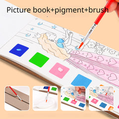 Children's Watercolor Colored Memo & Pigment Graffiti Paper Set