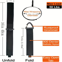 Heavy Duty Extension Cord Organizer for Garage Storage