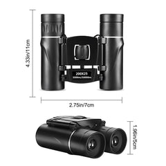 Professional HD Portable Binoculars Low Light Night Vision for Bird Watching