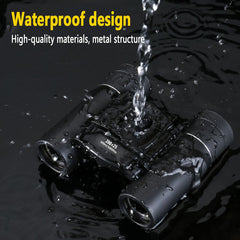 Professional HD Portable Binoculars Low Light Night Vision for Bird Watching