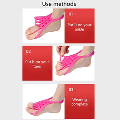 Yoga Leg Fascia Stretcher Strap Elastic Toe Correction Resistance Trainer