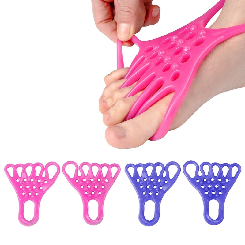 Yoga Leg Fascia Stretcher Strap Elastic Toe Correction Resistance Trainer