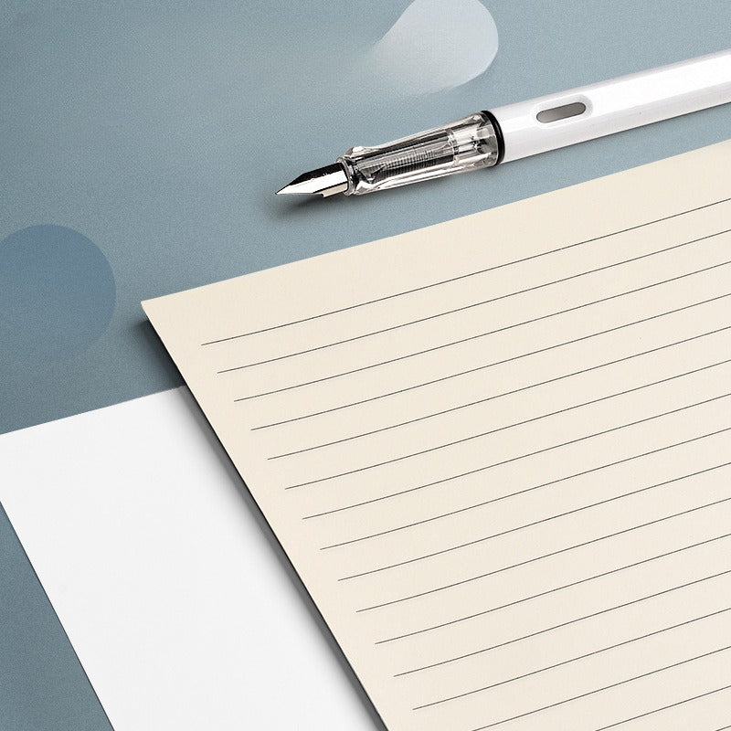 A4 Exam Study Notebook, Coil Thickening Style