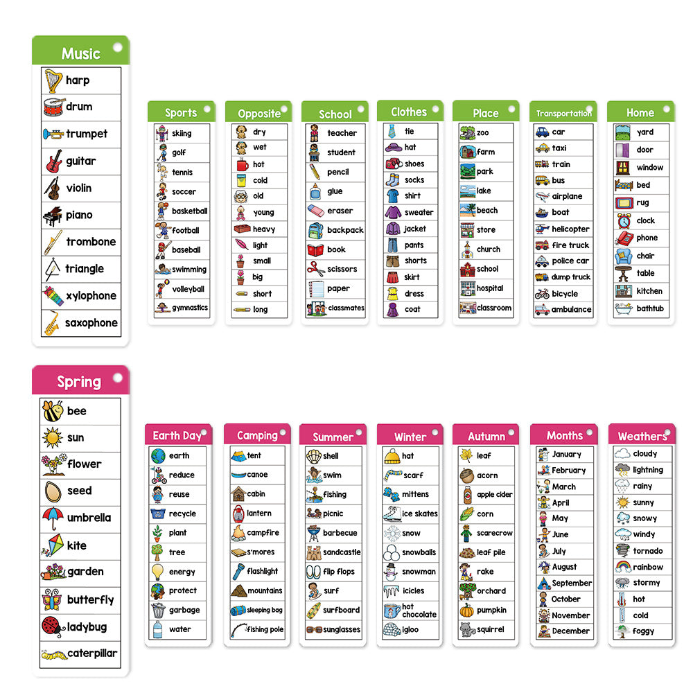 Halloween Sight Word Flash Cards for Kids Learning Reading - Set of 40 Themes