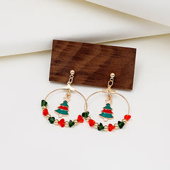 Santa Claus Christmas Earrings