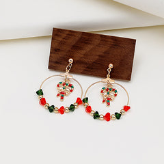 Santa Claus Christmas Earrings