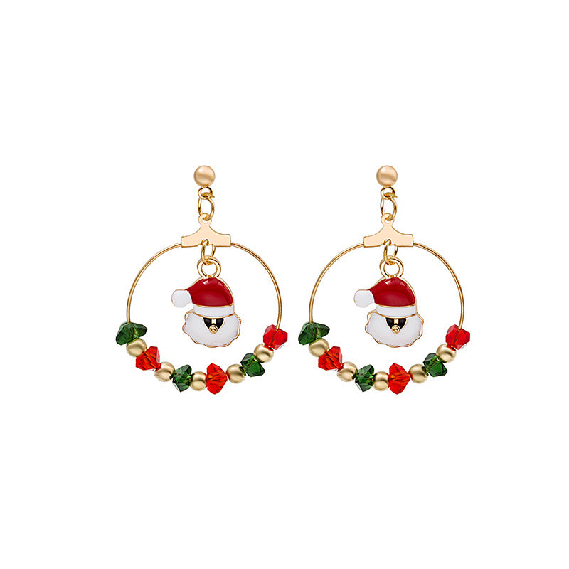 Santa Claus Christmas Earrings