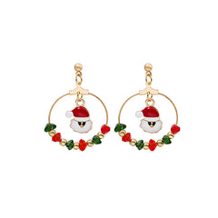 Santa Claus Christmas Earrings