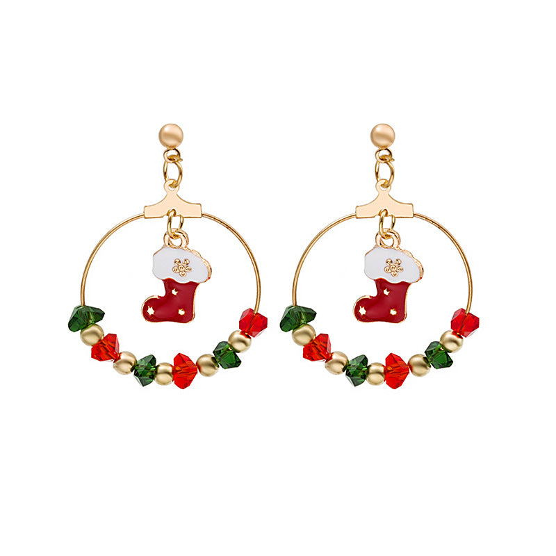 Santa Claus Christmas Earrings