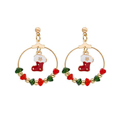 Santa Claus Christmas Earrings