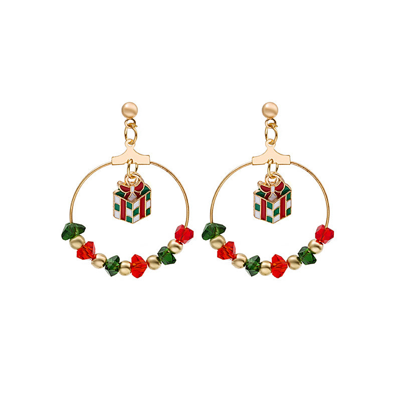 Santa Claus Christmas Earrings