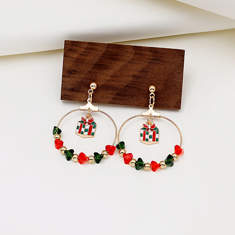 Santa Claus Christmas Earrings