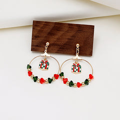 Santa Claus Christmas Earrings
