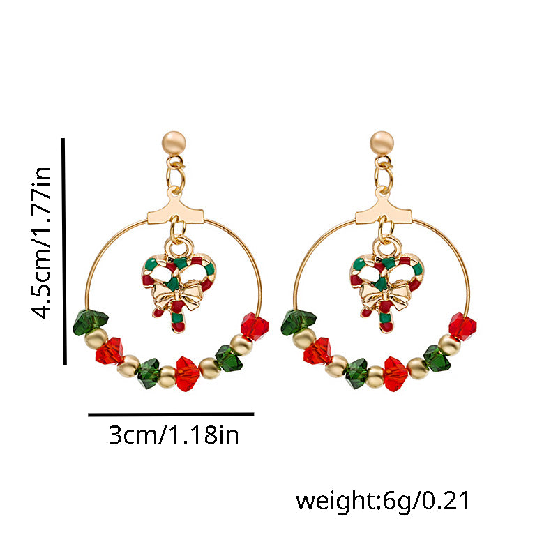 Santa Claus Christmas Earrings