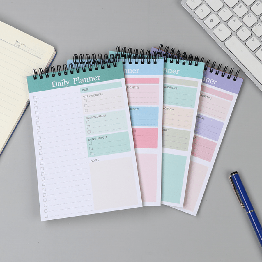 35sheets Daily Planner Notepad Undated Tear Off To Do List Agenda Organizing