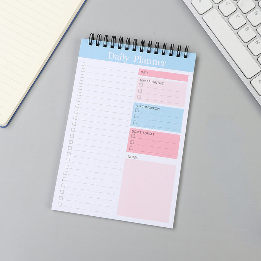 35sheets Daily Planner Notepad Undated Tear Off To Do List Agenda Organizing
