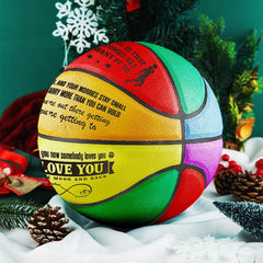 Training Basketball with Inspirational Words