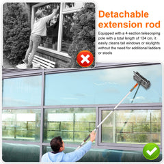 Flex. Window Cleaning Tool w/ Bendable Head