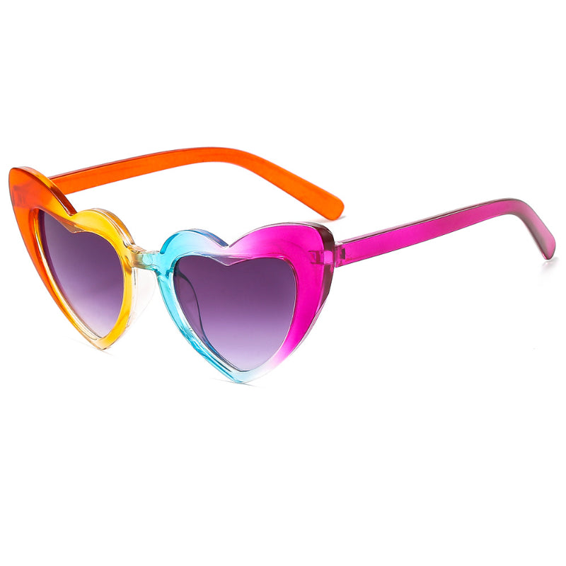 Girl's Love Shape AC Lens Sunglasses UV Protection
