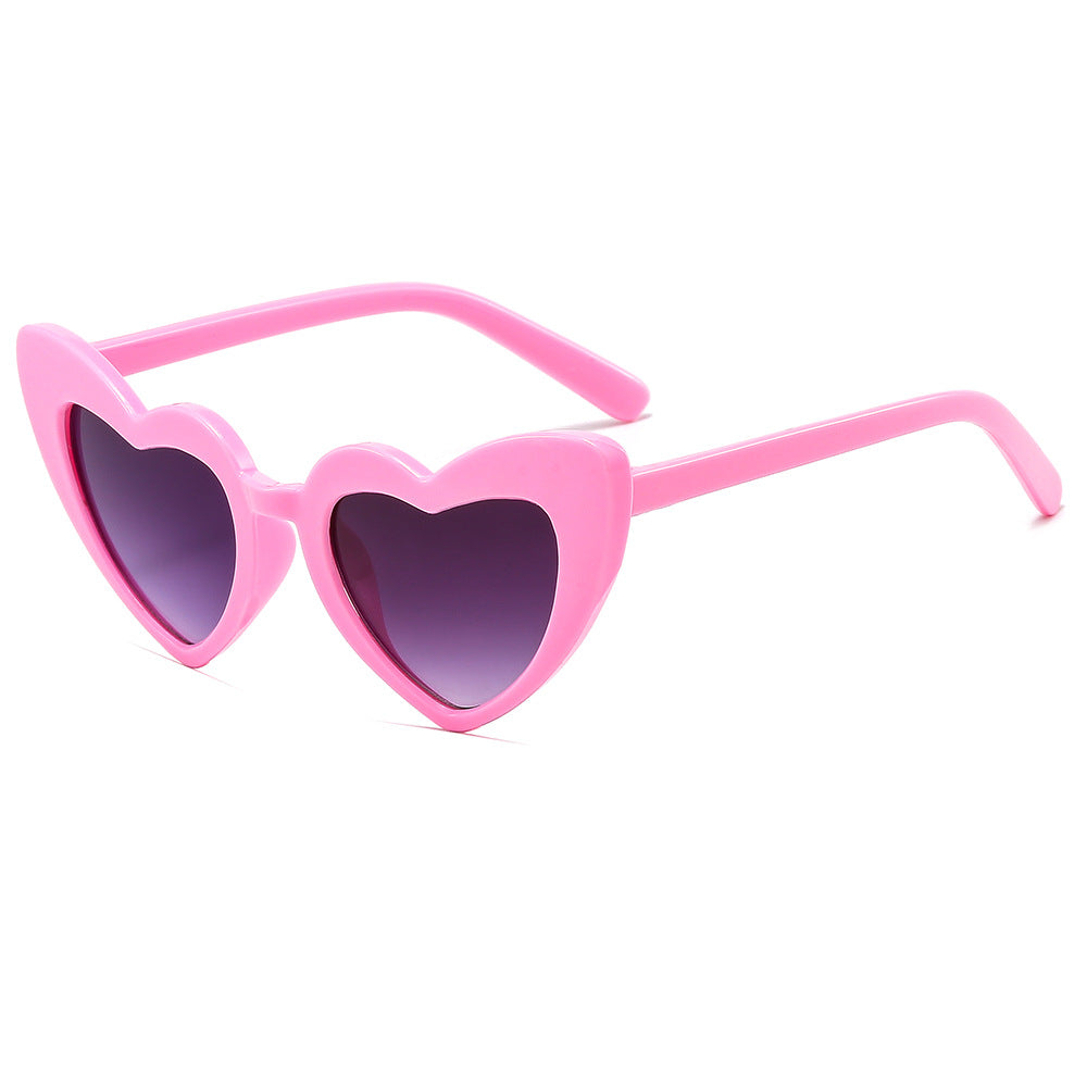 Girl's Love Shape AC Lens Sunglasses UV Protection