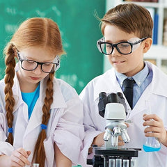 2pcs Safety Glasses Side Shields Slip On Clear Eye Glasses