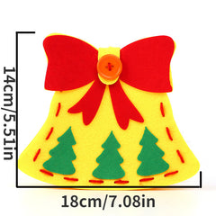 Christmas Gift Bag Kids DIY Craft Kit Candy Bag Holiday Party Props Decoration