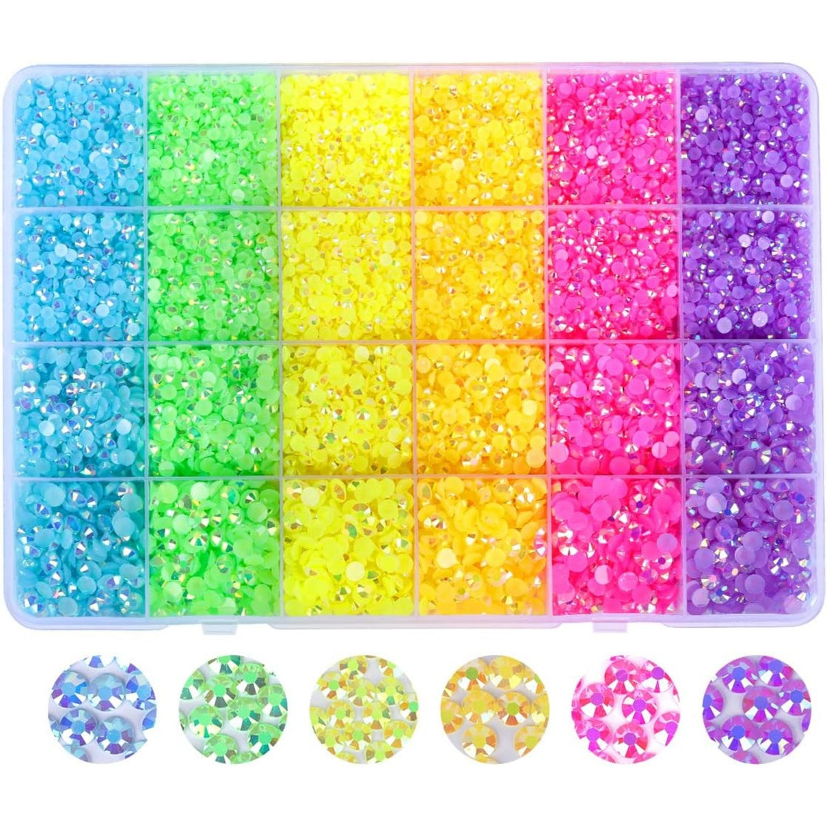 3 3 4 5MM Flatback Rhinestones Jelly Rhinestones Non hotfix Resin Rhinestones