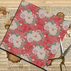 12 Sheets Large Size Material Paper Retro Hand Account Decoration Diy Tools