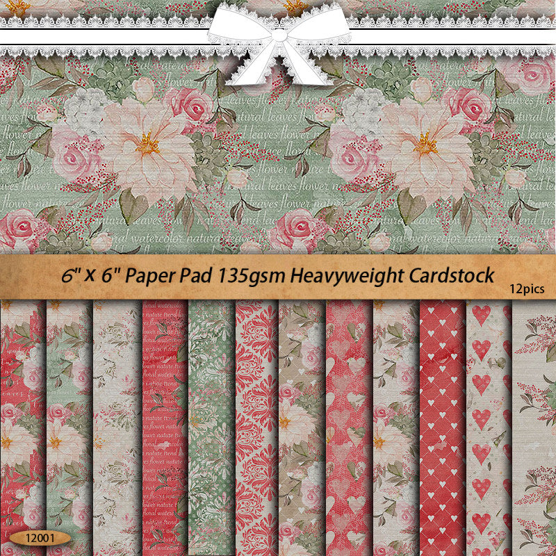 12 Sheets Large Size Material Paper Retro Hand Account Decoration Diy Tools