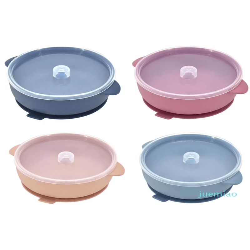 400ml Baby Silicone Bowl With Lid, Complementary Bowl