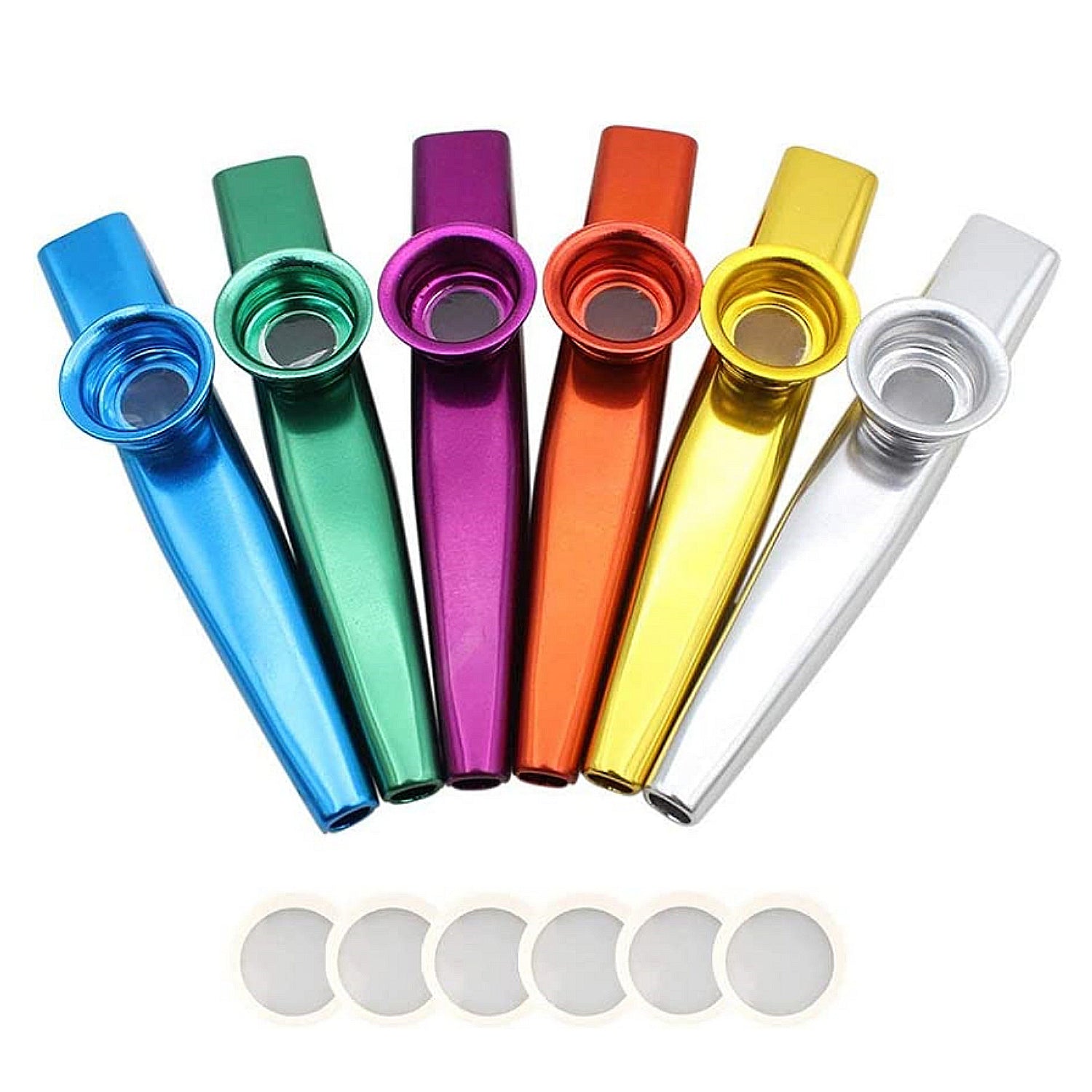 Metal Kazoo Musical Instruments Flutes Diaphragm Mouth Kazoos